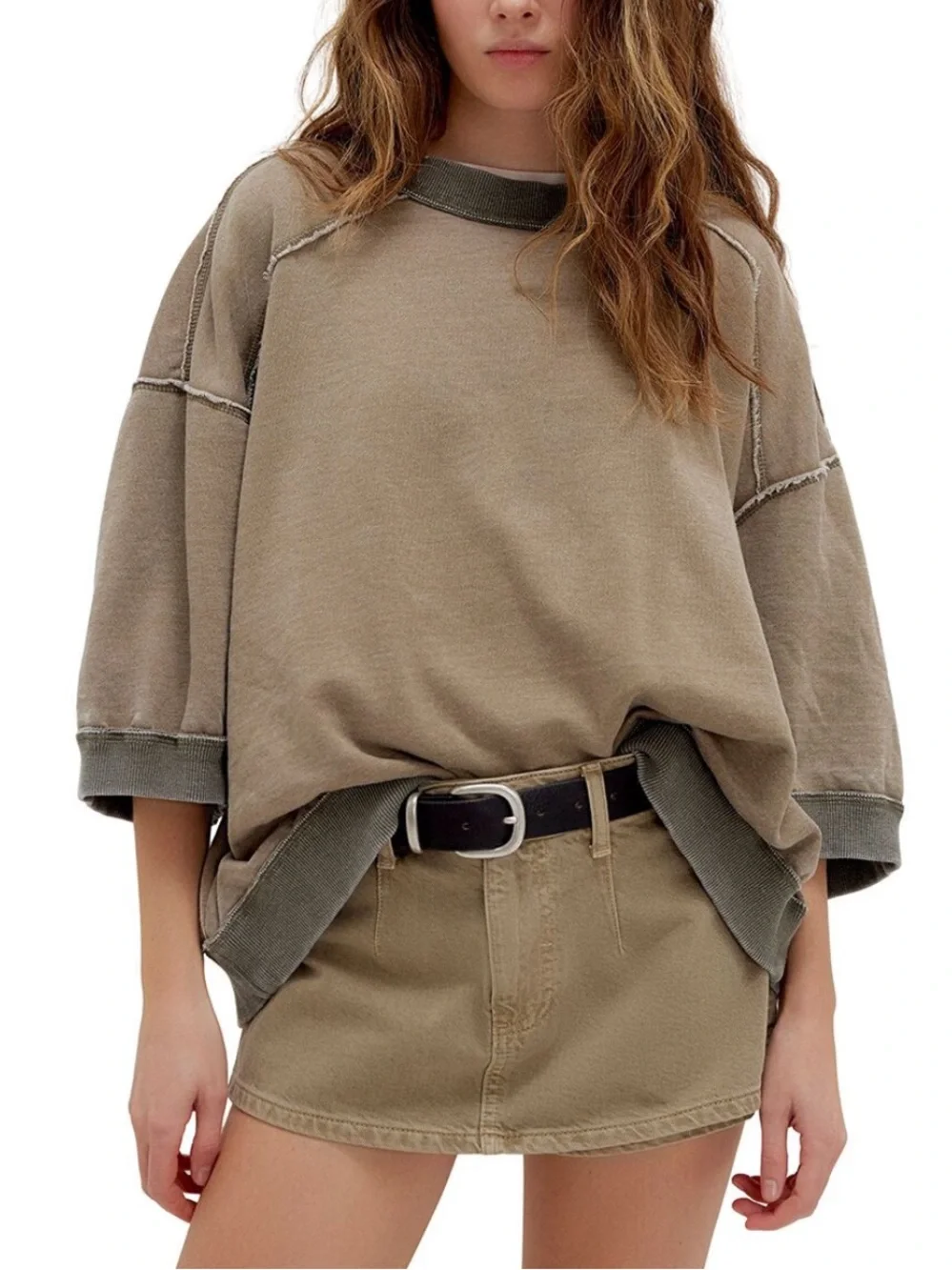 Free People Everything Pullover Oversized Sweatshirt XL - Picture 1 of 9